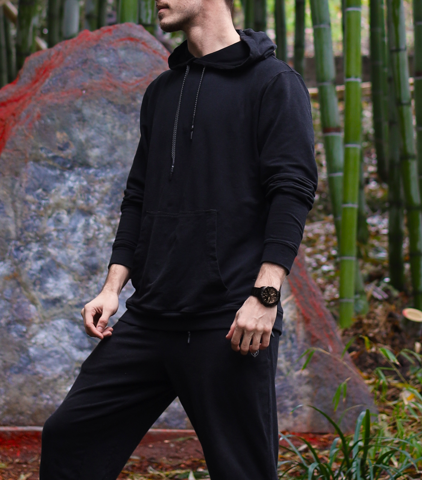 Bamboo Element Kapuzenpullover