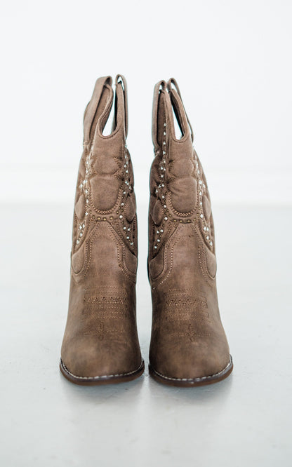 Kowbojki Houston w kolorze taupe