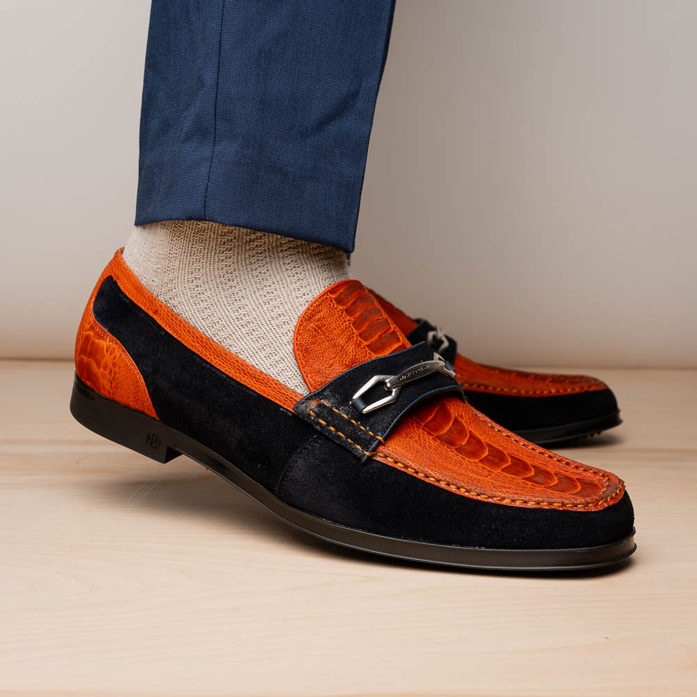 Hugo Orange / Navy