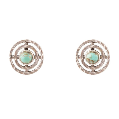 Hypnosis Turquoise and Sterling Silver Earrings