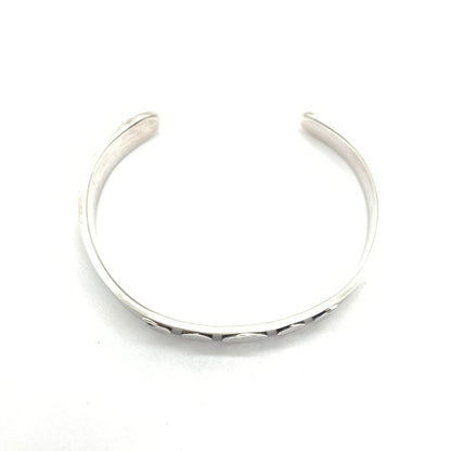 Moon Phase Cuff Bracelet in Sterling Silver