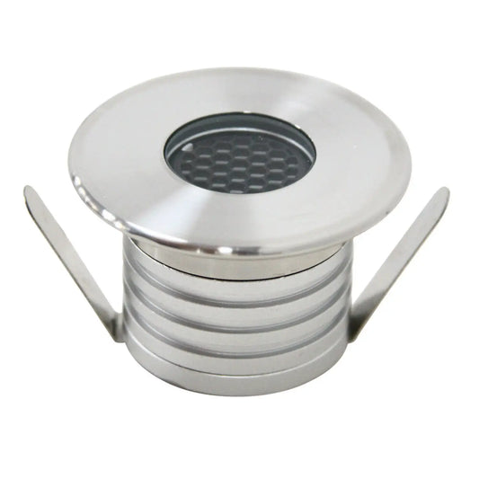 Faretto da Esterno per Pozzo Interrato 3W 2700K 12-24V DC Ingresso (2-1/8" Rotondo)