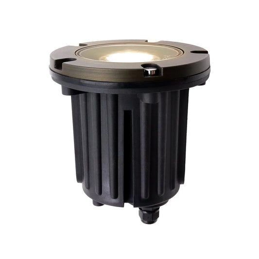 Luci da incasso per pozzi per paesaggio con attacco MR16 e alloggiamento in ottone PVC