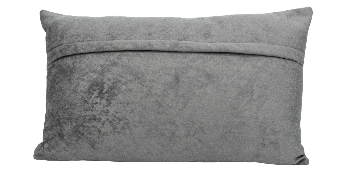 Ivory Square and Lumbar Luxury Velvet Pillow | TRDPL02