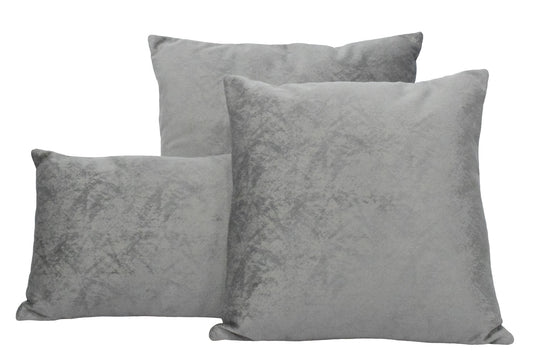 Ivory Square and Lumbar Luxury Velvet Pillow | TRDPL02