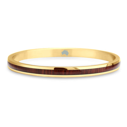 Jarrah-armband - gult guld
