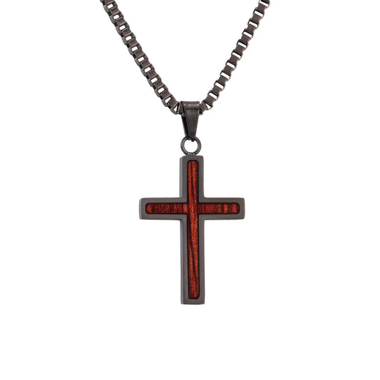 Jarrah Kors Halsband - Gunmetal