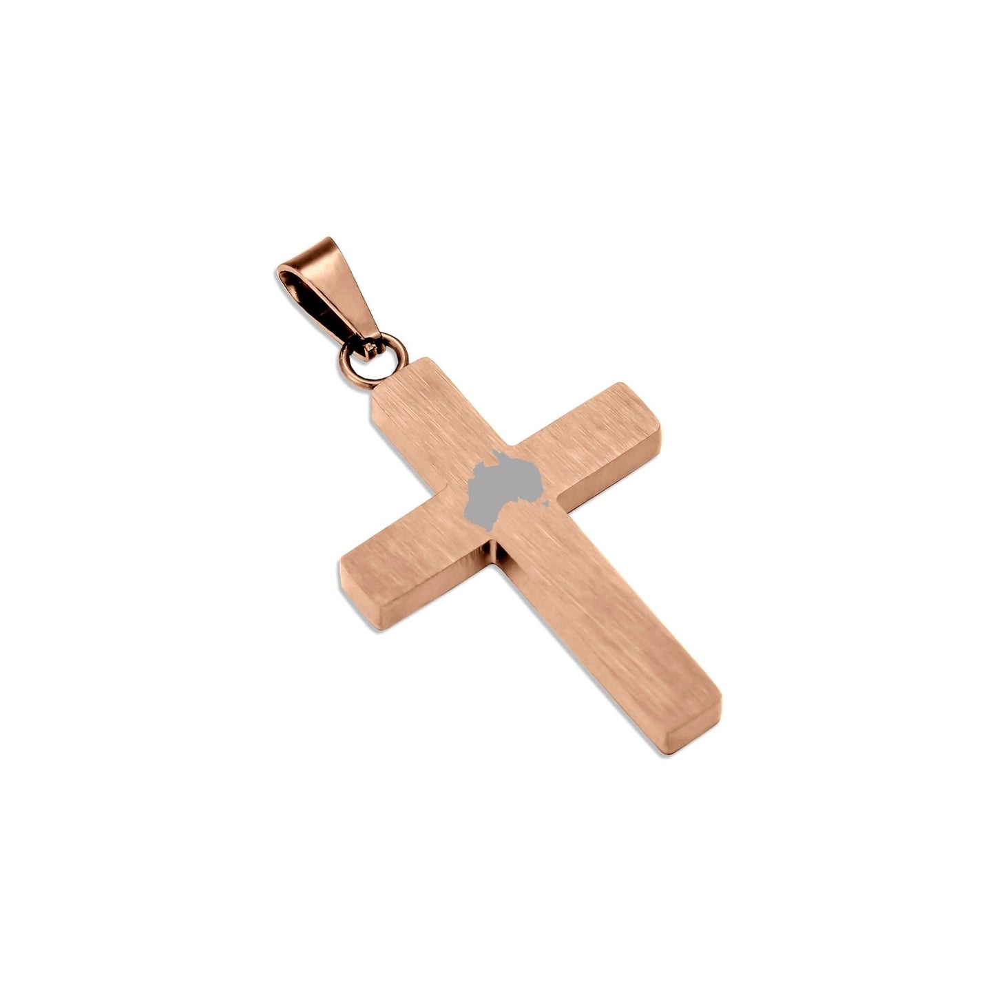 Jarrah Kors Halsband - Roséguld