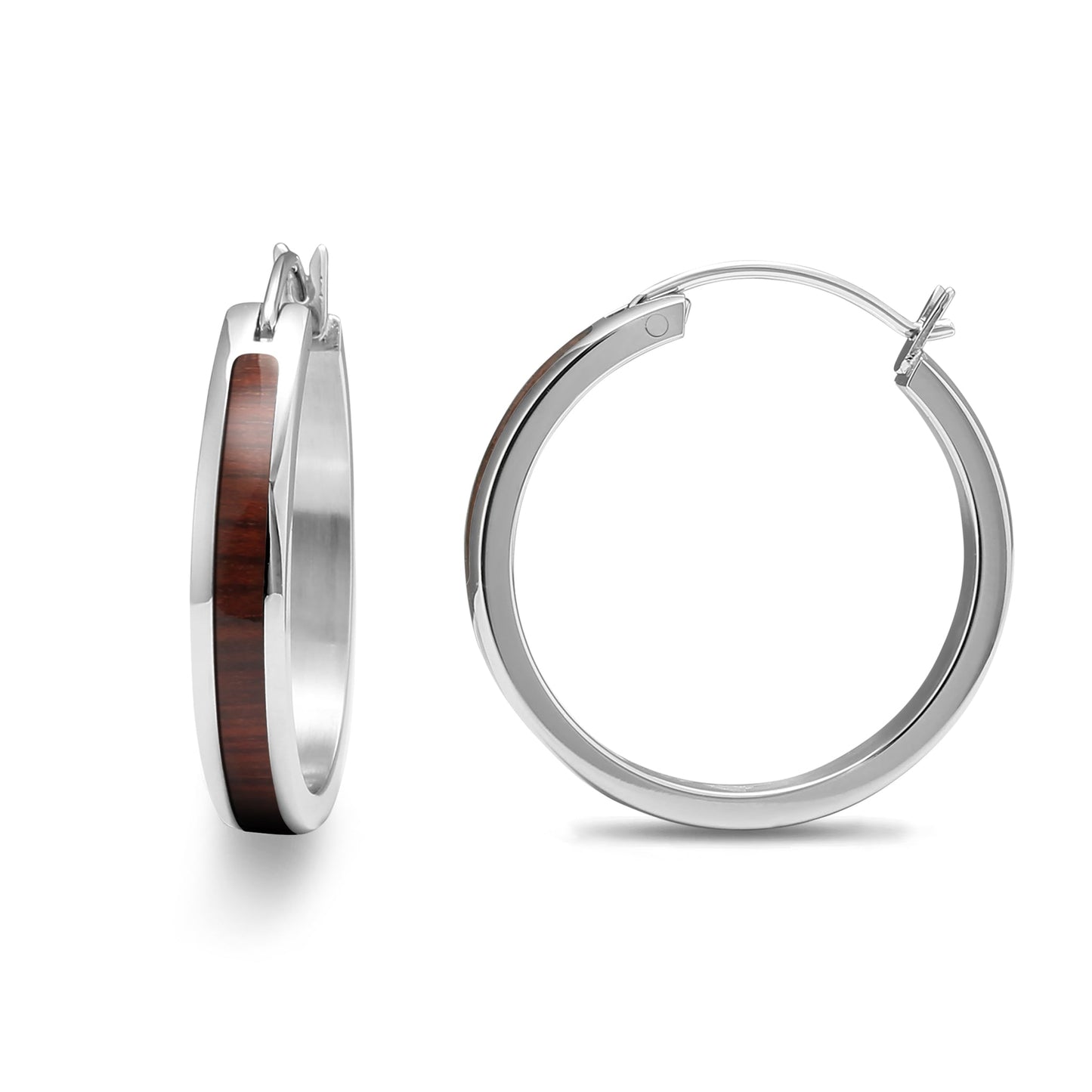 Jarrah øreringer med ringform
