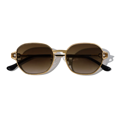 Lunettes de soleil en métal Jean Brun