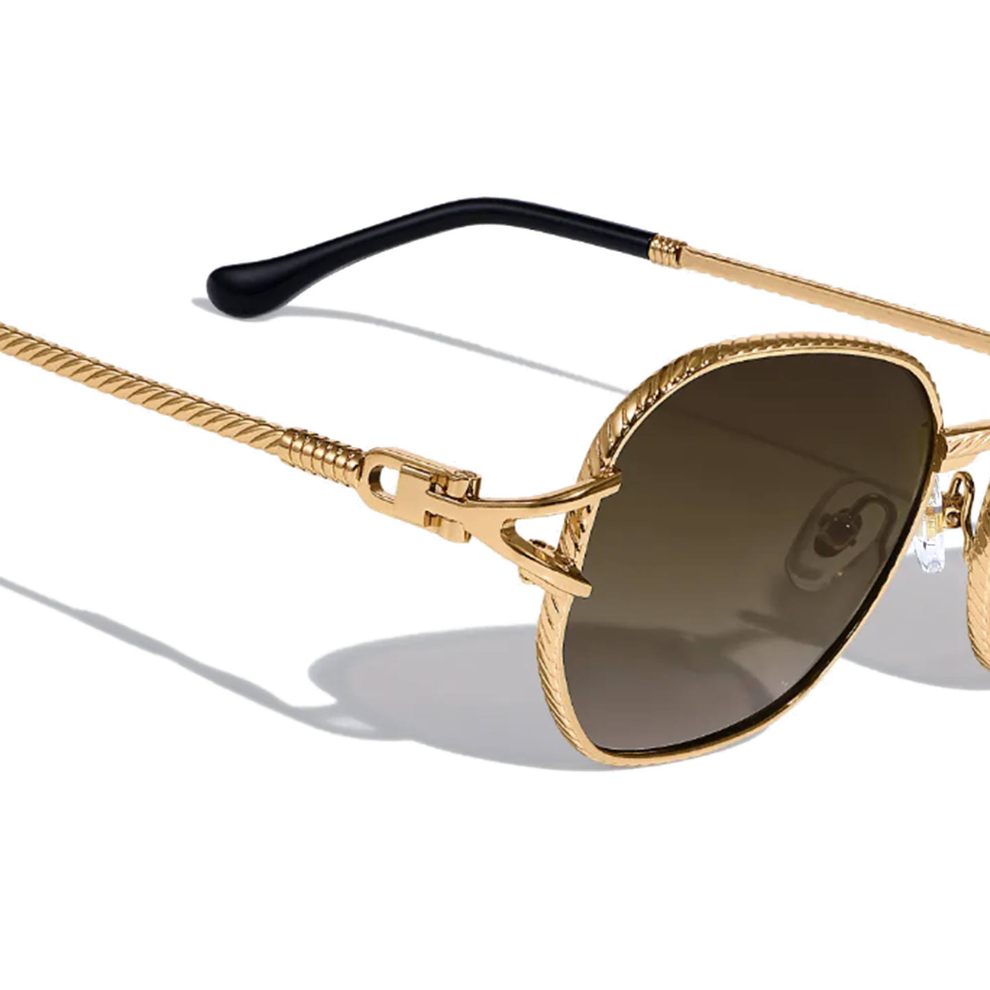 Lunettes de soleil en métal Jean Brun