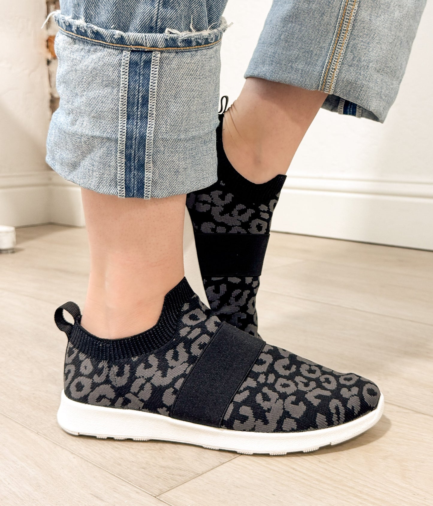 Sneaker Jia Knit in Nero