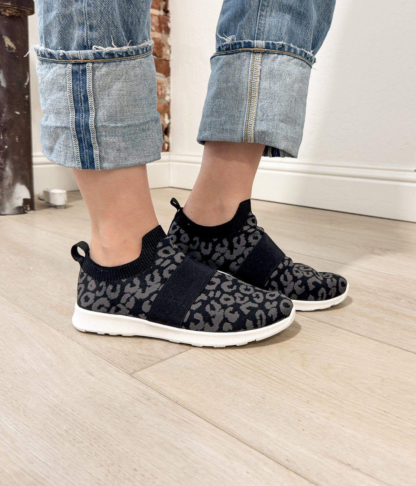 Sneaker Jia Knit in Nero
