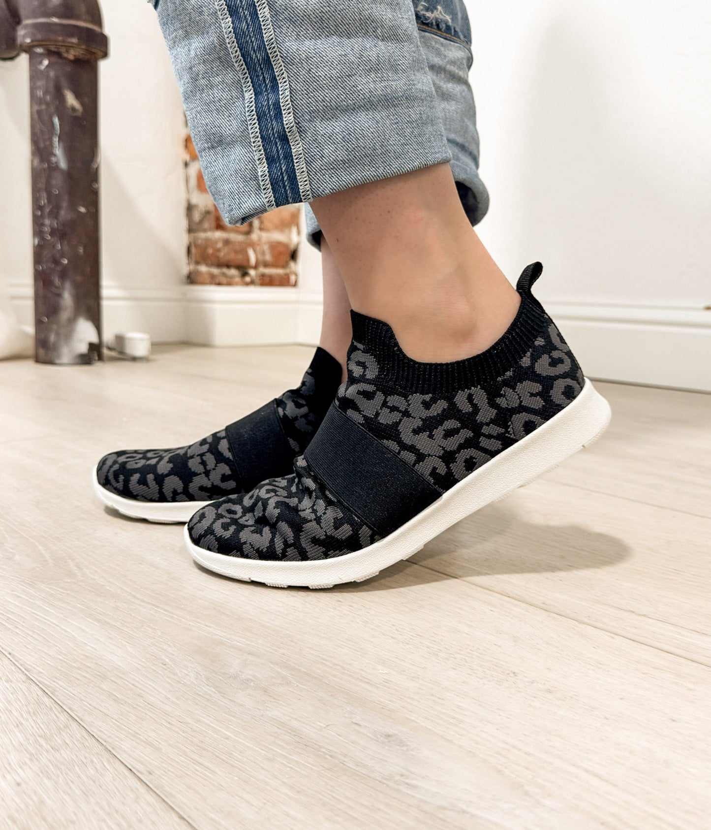 Sneaker Jia Knit in Nero