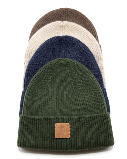 Arthur stickad mössa - Merino/Angora