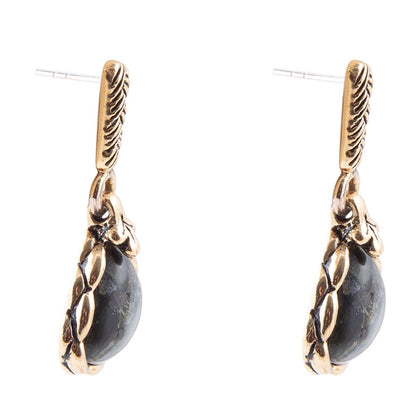 Labradorite Post Earrings