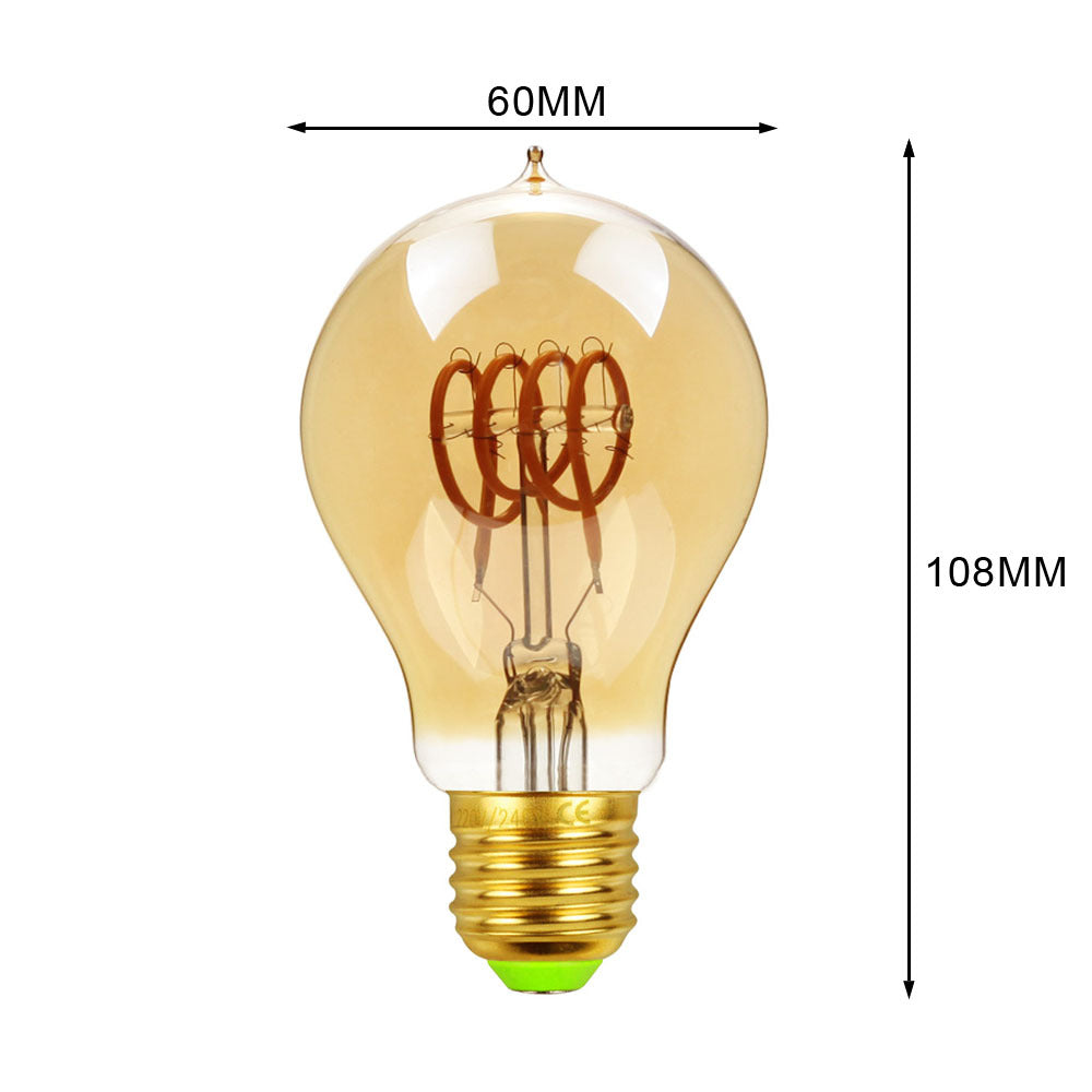Dekorativ G125 Edison-lampa för hemmabelysning med dimbara LED-lampor