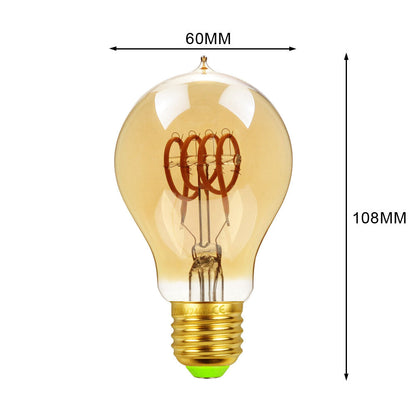 Dekorativ G125 Edison-lampa för hemmabelysning med dimbara LED-lampor