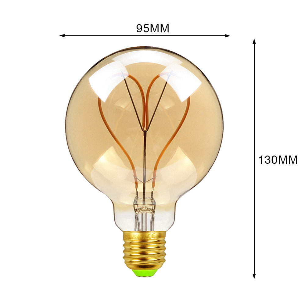 Dekorativ G125 Edison-lampa för hemmabelysning med dimbara LED-lampor