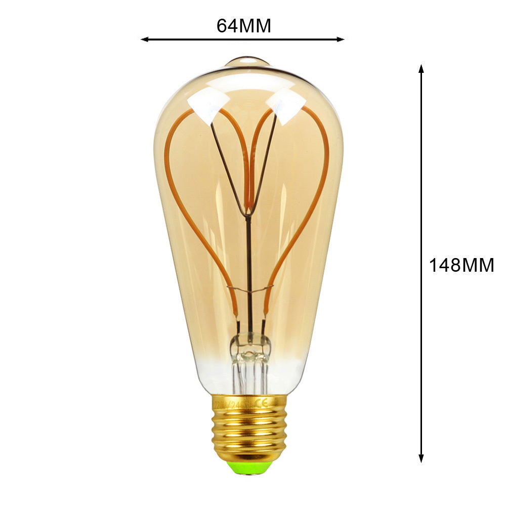 Dekorativ G125 Edison-lampa för hemmabelysning med dimbara LED-lampor
