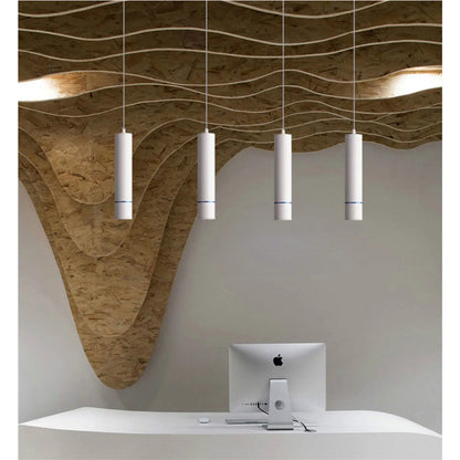 LED-kronljus moderna spotlights - färgglada macaronpendlar