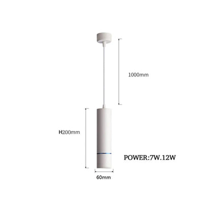 LED-kronljus moderna spotlights - färgglada macaronpendlar