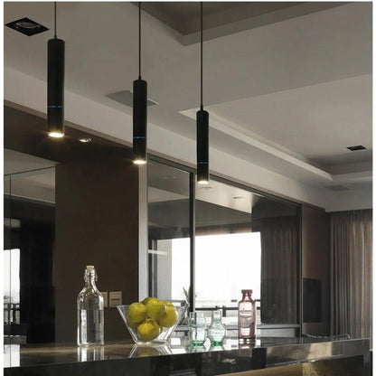 LED-kronljus moderna spotlights - färgglada macaronpendlar
