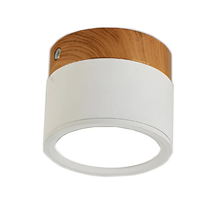 LED-downlight dimbar – nordisk trä modern taklampa spotlight