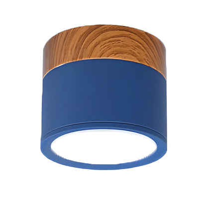 LED-downlight dimbar – nordisk trä modern taklampa spotlight