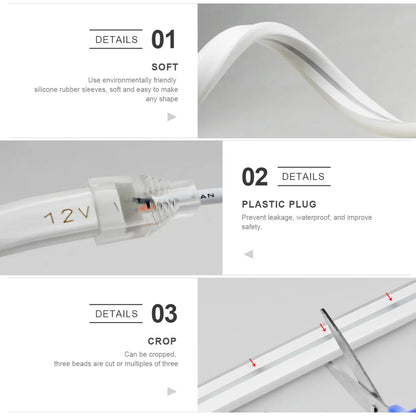 LED Flexibel Neonljusslinga med Smart Kontroll