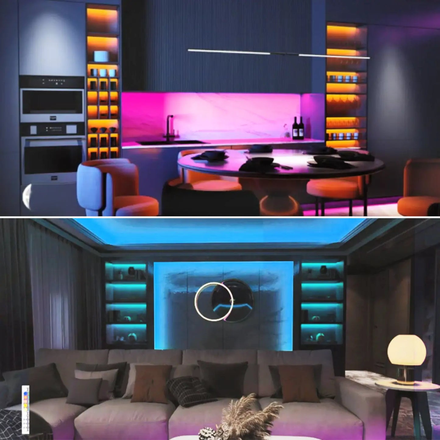 LED Flexibel Neonljusslinga med Smart Kontroll