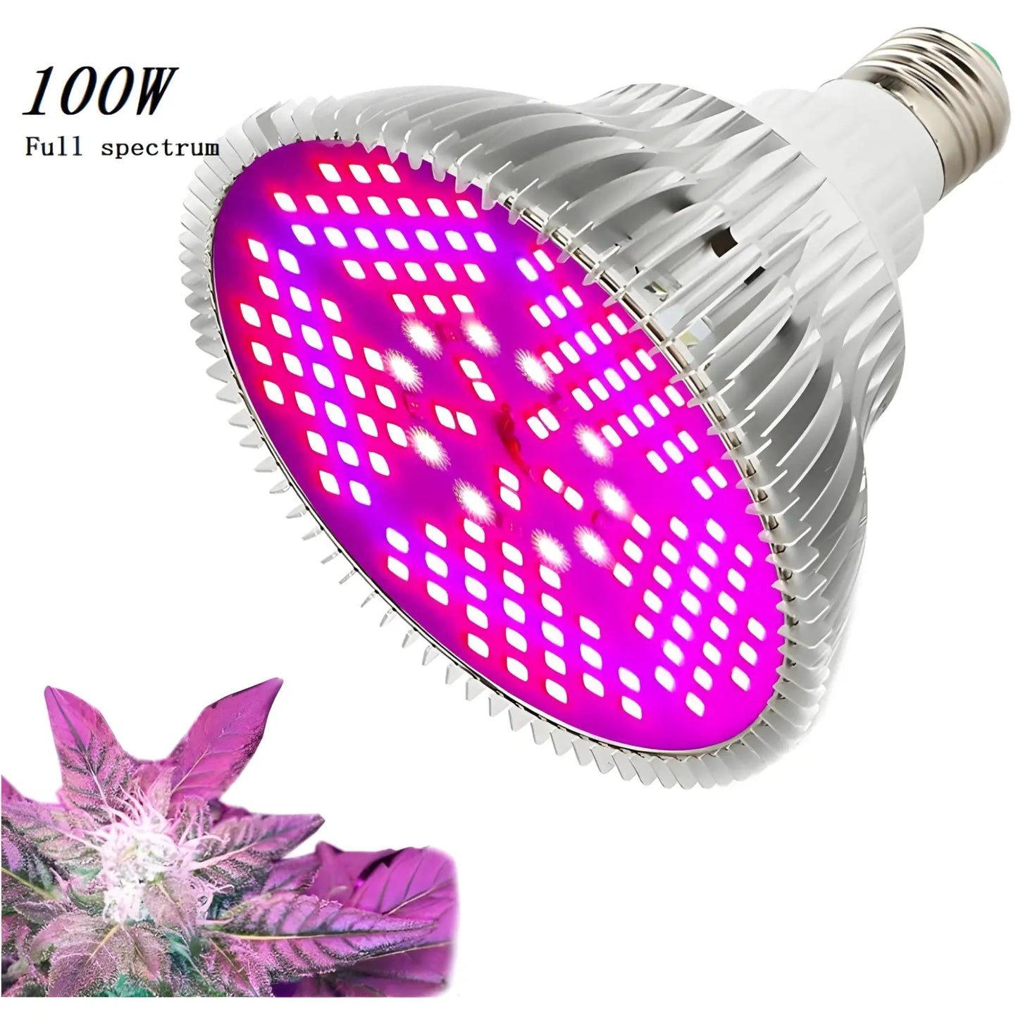 LED Fullspektrumljus för örter USB-driven
