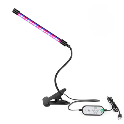 LED växtlampa USB fyto fullspektrum