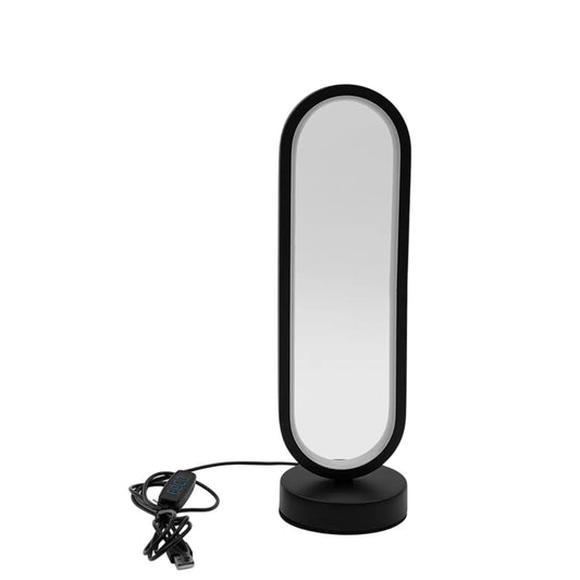 LED-lampor - 3 färgers dimringsring sängbordslampa