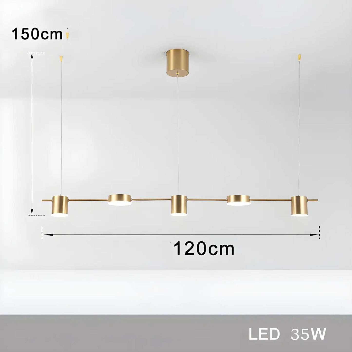LED-hänglampa kök - modern lampa för bar, matsal och bord