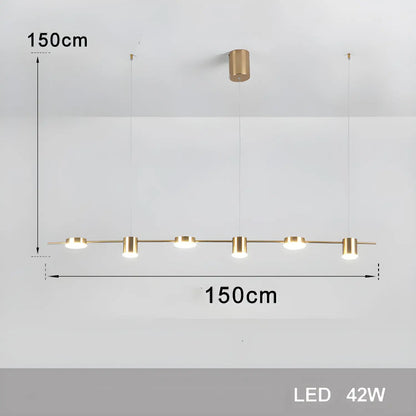 LED-hänglampa kök - modern lampa för bar, matsal och bord