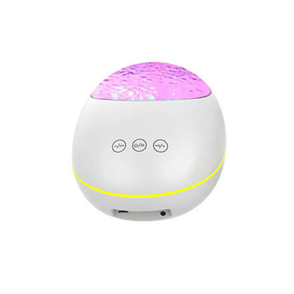 LED Star Projector Night Light with USB Control and Music Player
