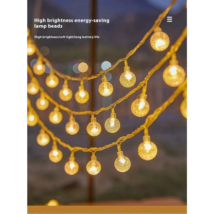 LED-slingelyktor för utomhuscampingstämning och mysig atmosfär