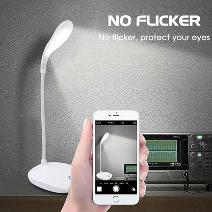 LED-bordslampa för kontorsskrivbord eller nattduksbord med touchkontroll ljus