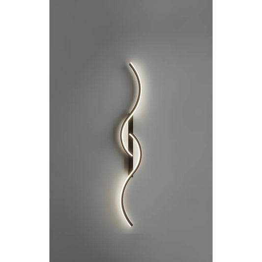 LED vägglampa - modern minimalistisk stripbelysning för sovrum och vardagsrum