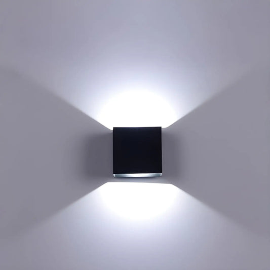 LED Vägglampa Inomhus & Utomhus - 6W Moderna Upp-och-Ned Vägglampor