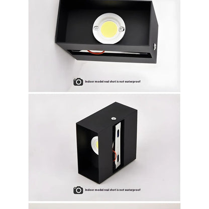 LED Vägglampa Inomhus & Utomhus - 6W Moderna Upp-och-Ned Vägglampor