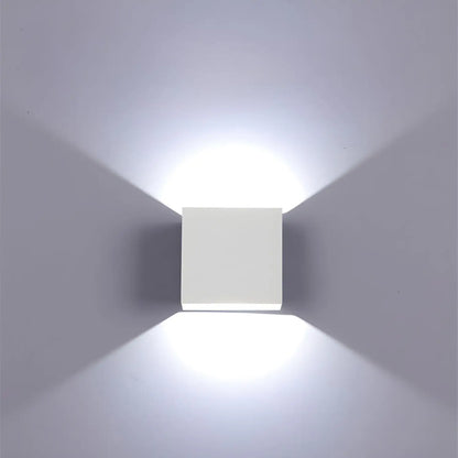 LED Vägglampa Inomhus & Utomhus - 6W Moderna Upp-och-Ned Vägglampor