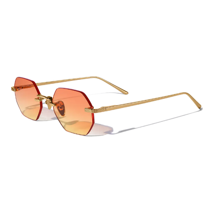 Lunettes de soleil hexagonales sans monture Liam Bruler
