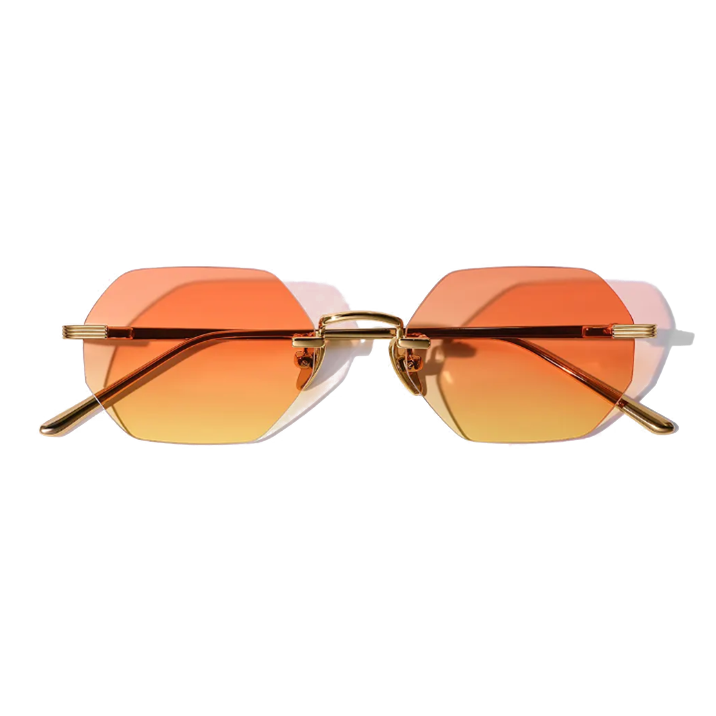 Lunettes de soleil hexagonales sans monture Liam Bruler