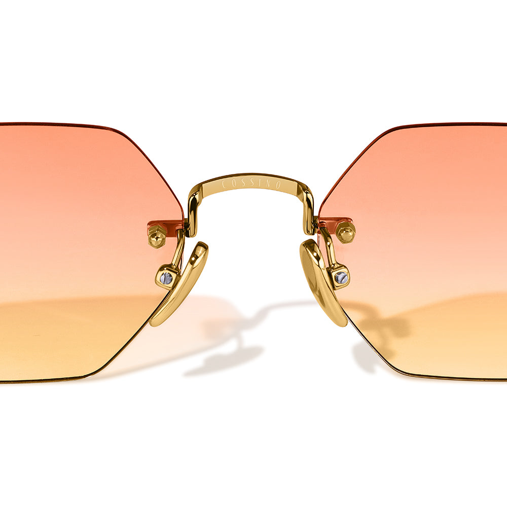 Lunettes de soleil hexagonales sans monture Liam Bruler