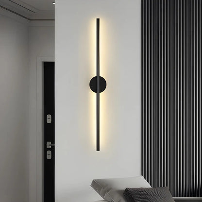 Log Style Modern LED Strip Wall Light – Long Design Fixture