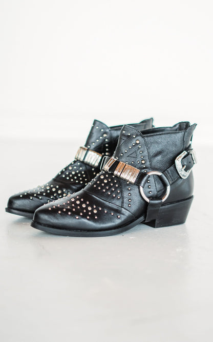 Botki Lottie w kolorze czarnym