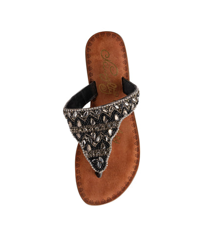 Sandali Loving U in nero