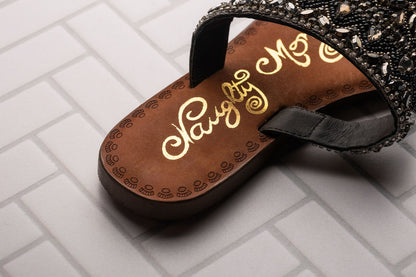 Sandali Loving U in nero